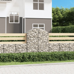 Gabion Basket Silver Galvanized Iron Large Decorative I...