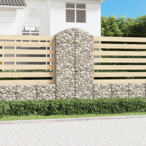 Gabion Basket Silver Galvanized Iron Large Durable