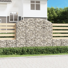 Gabion Basket Silver Galvanized iron Large Decorative I...