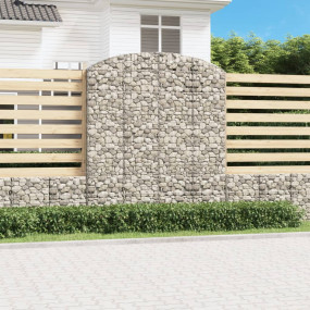 Gabion Basket Silver Galvanized iron Large Gabion Baske...