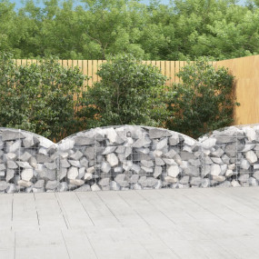 Gabion Basket Silver Galvanized iron Medium Durable