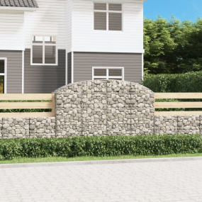 Gabion Basket Silver Galvanized Iron Extra Large Durabl...