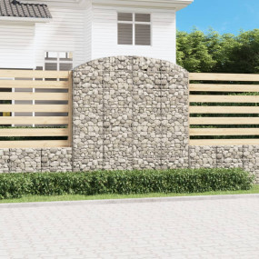 Gabion Basket Silver Galvanized Iron Large Durable