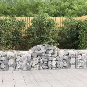 Gabion Basket Silver Galvanized iron Large Durable
