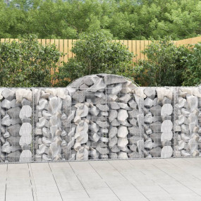 Gabion Basket Silver Galvanized iron Medium