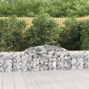 Gabion Basket Silver Galvanized Iron Large Decorative I...