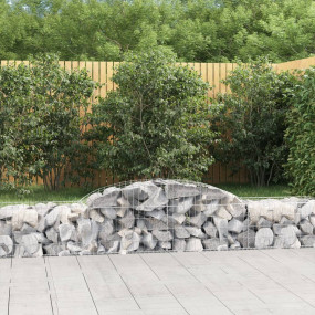 Gabion Basket Silver Galvanized iron Large Heavy Weight...