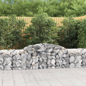 Gabion Basket Silver Galvanized Iron Large Durable