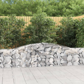 Gabion Basket Silver Galvanized Iron Extra Large