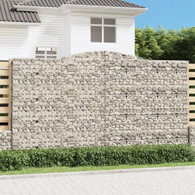 Gabion Basket Silver Galvanized iron Extra Large Durabl...