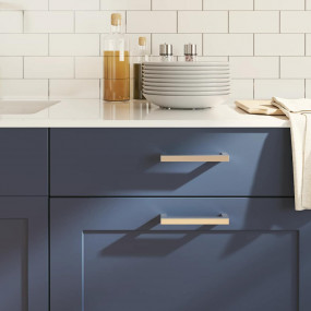 Cabinet Handle Set of 10 Silver Stainless steel Medium ...