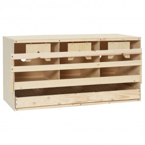 Chicken Laying Nest Brown and natural wood color