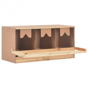 Chicken Laying Nest Brown and natural wood color