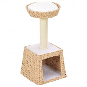 Cat Tree Natural Seagrass, soft plush, sisal rope Compa...