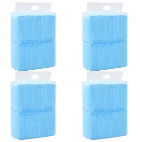 Pet Training Pad Set of 400 Blue and white