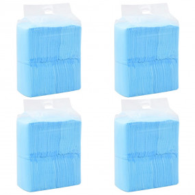 Pet Training Pad Set of 400 Blue and white