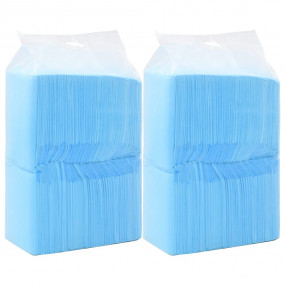 Pet Training Pad Set of 200 Blue and White