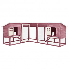 Rabbit Hutch Mocha and White