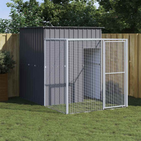 Chicken Cage Anthracite Galvanized steel Large Durable