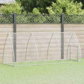 Chicken Cage Silver Galvanized Steel Large Durable Chic...