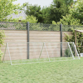 Chicken Cage Silver Galvanized steel Large Durable Chic...
