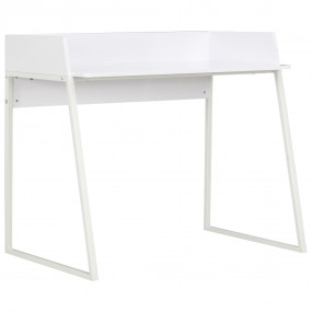 Desk White Engineered wood and powder-coated steel Comp...