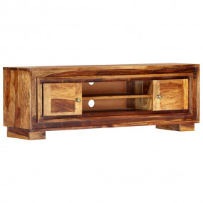 TV Cabinet Brown Solid Sheesham Wood Medium TV Cabinet
