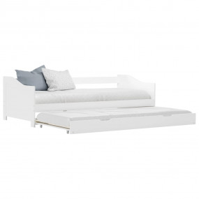 Sofa Bed Frame White Pine wood, Plywood Twin/Full