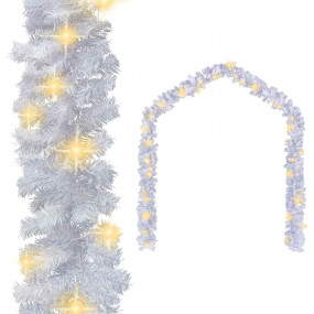 Christmas Garland White PVC Extra Long Christmas Garlan...