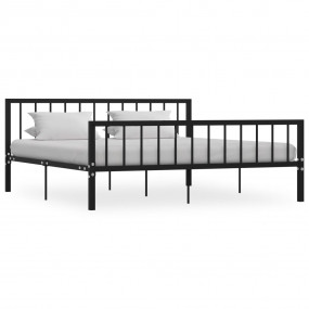Bed Frame Black Metal Super King Durable Bed Frame