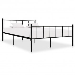 Bed Frame Black Metal Super King Tough Bed Frame Rectan...