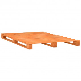 Bed Frame Brown Solid Pine Wood Super King Durable Bed ...