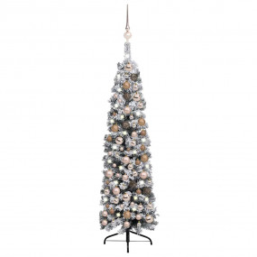 Artificial Christmas Tree Green PVC, steel 59.1 in tall