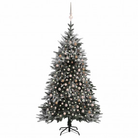 Artificial Christmas Tree Green PVC, PE, steel Extra Ta...