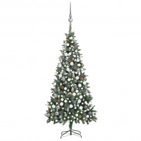 Christmas Tree Green and white PVC 82.7 in tall