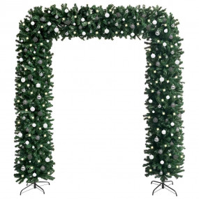 Christmas Tree Arch Green PVC, Plastic, Steel Large