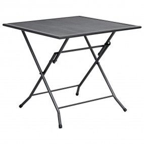 Folding Table Anthracite Steel with Powder Coating