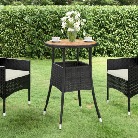 Garden Table Black