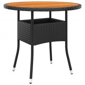 Garden Table Black