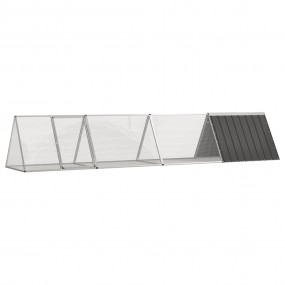 Rabbit Cage Anthracite Galvanized steel
