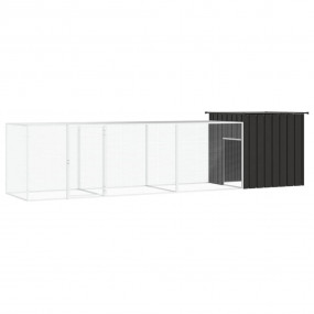 Chicken Cage Anthracite Galvanized steel Large Chicken ...