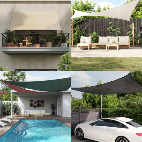 Sun Sail Black 100% High-Density Polyethylene (HDPE)