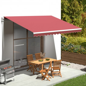 Replacement Awning Fabric Burgundy red 100% Polyester w...