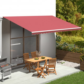 Replacement Awning Fabric Burgundy red 100% Polyester w...