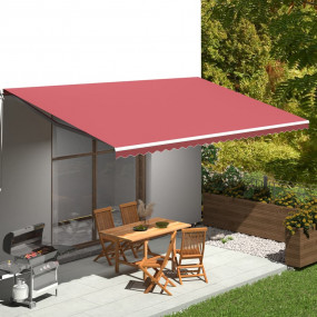 Replacement Awning Fabric Burgundy red 100% Polyester w...