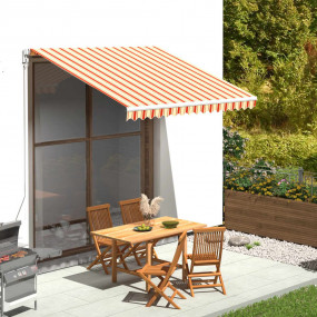 Replacement Awning Fabric Yellow and Orange