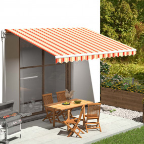 Replacement Awning Fabric Yellow and Orange