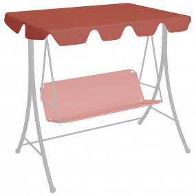 Replacement Canopy Terracotta Polyester with PVC coatin...