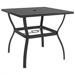 Garden Table Anthracite Powder-coated steel 32.1x32.1x2...