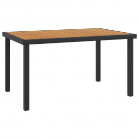 Garden Table Brown Aluminum with coating
